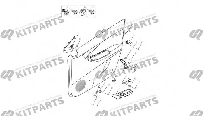 INTERIOR TRIM,FRONT DOOR Geely