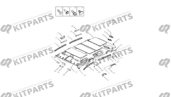 Обшивка потолка [EAST EUROPE,MIDDLE E] Geely