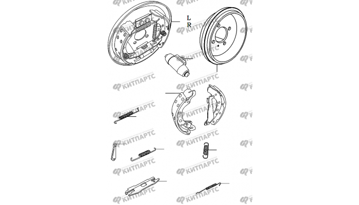 Задние тормоза Chery