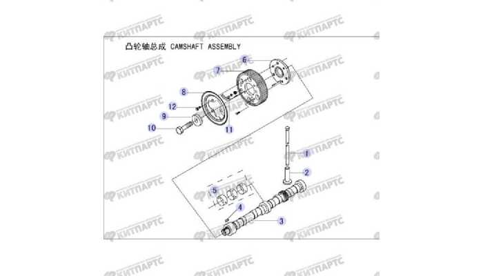 Вал распределительный Great Wall Wingle